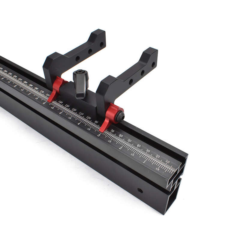 ENJOYWOOD Telescope Miter Gauge Fence Extended Support for Woodworking Miter Gauge Table Saw Router