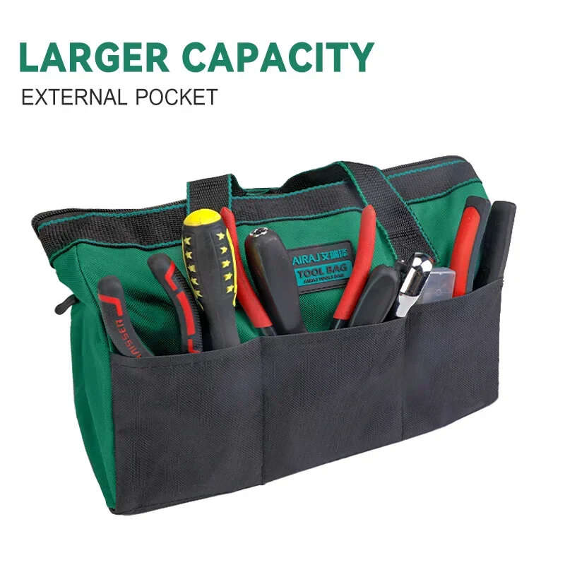 AIRAJ 13-Inch Portable Tool Bag Tool Storage and Organizer with Waterproof Construction and Multiple