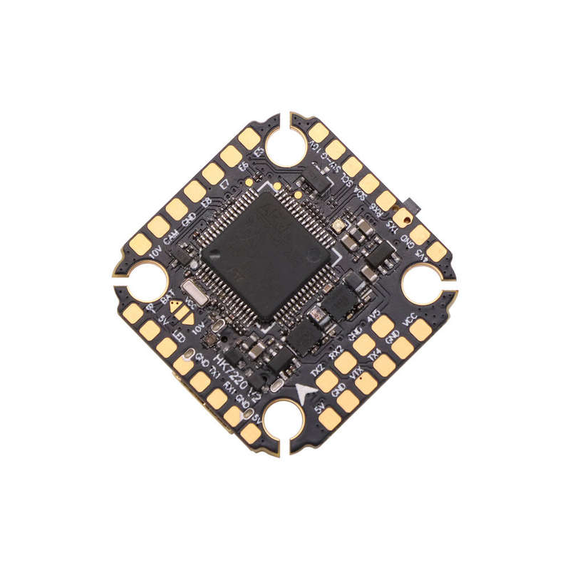 20x20mm HAKRC F7220V2 Mini F7 Flight Controller Dual Gyro 5V 10V BEC Output Built-in LED Light Curre
