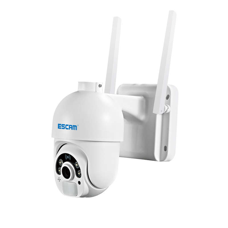 ESCAM QF250 1080P Cloud Storage WIFI Battery PIR Alarm Dome IP Camera With Solar Panel Full Color Ni