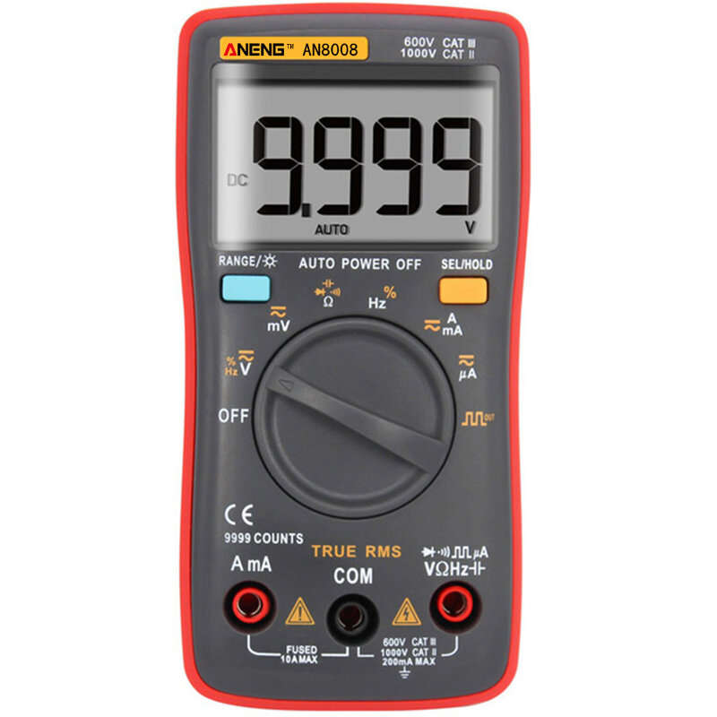 ANENG AN8008 True RMS Wave Output Digital Multimeter AC DC Current Volt Resistance Frequency Capacit