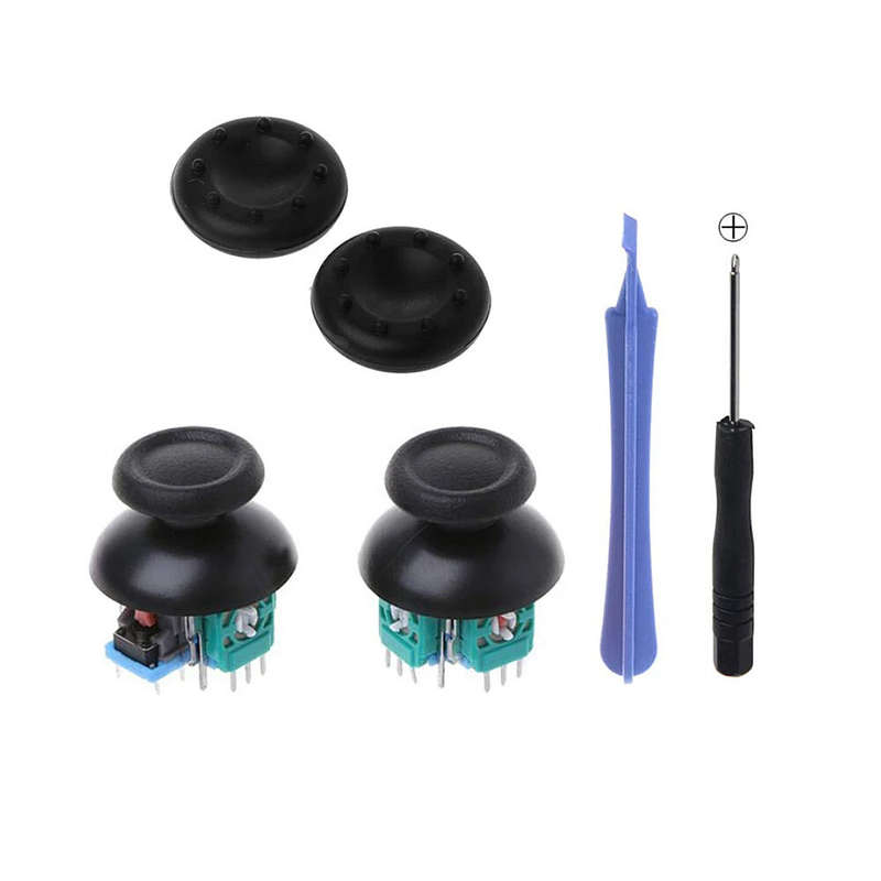 Controller Replacement Parts for PS4 Original Controller Rocker Pad Thumb Stick Grip Trigger Button