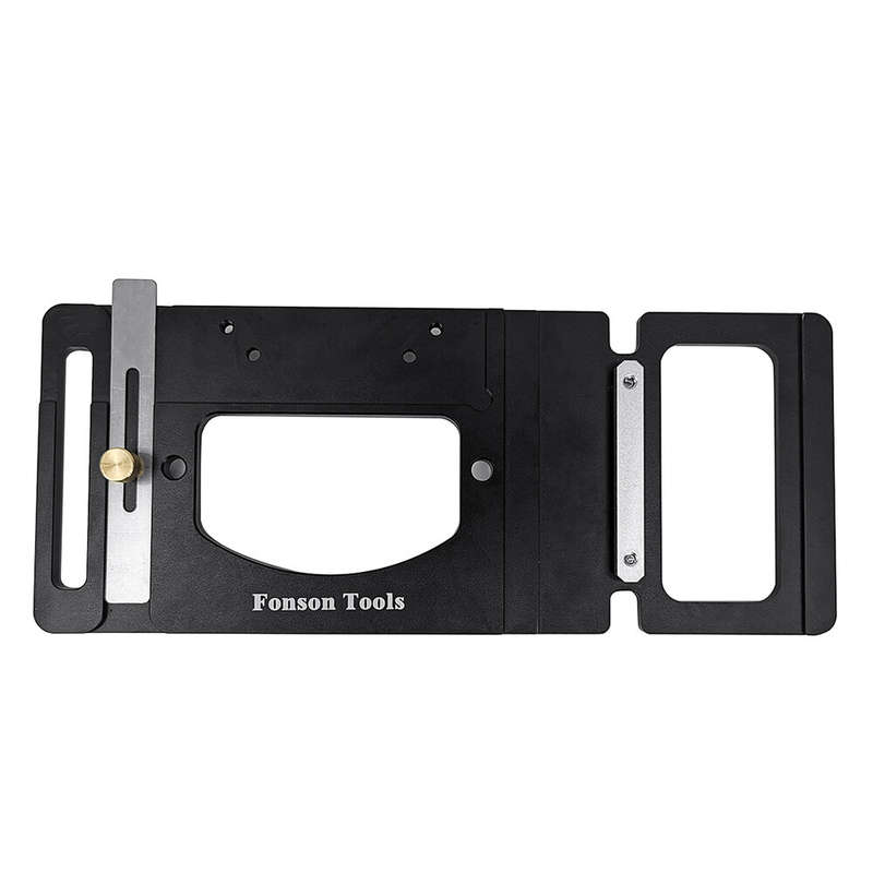 Fonson Aluminum Alloy Track Saw Square Guide Rail Square Woodworking 90 Degree Right Angle Guide Pla