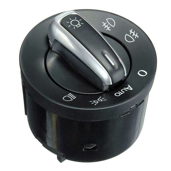 Chrome Headlight Switch Fog Light Switch With Auto Function 5Nd941431B For Vw