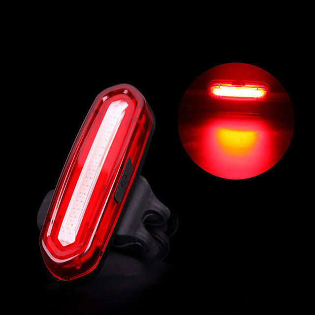 Bike Taillight 600mAh Battery 4 Light Modes USB-C Rechargeable IPX6 Waterproof Wear-resistant Lightw