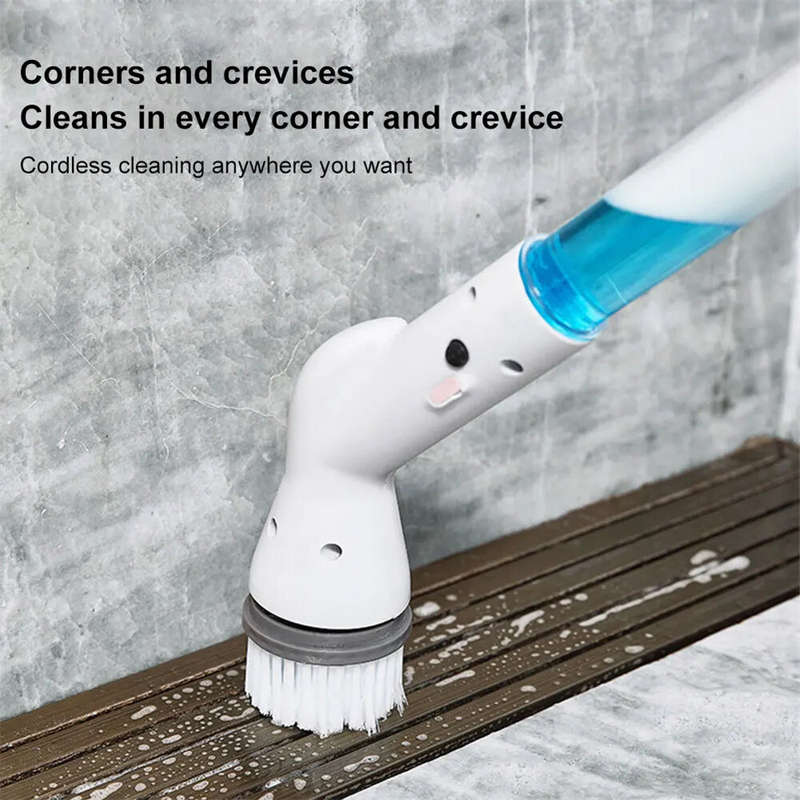 5-in-1 Multifunctional Electric Cleaning Brush Wireless Rotating Mop Up to 180 mins Cleaning for Kit