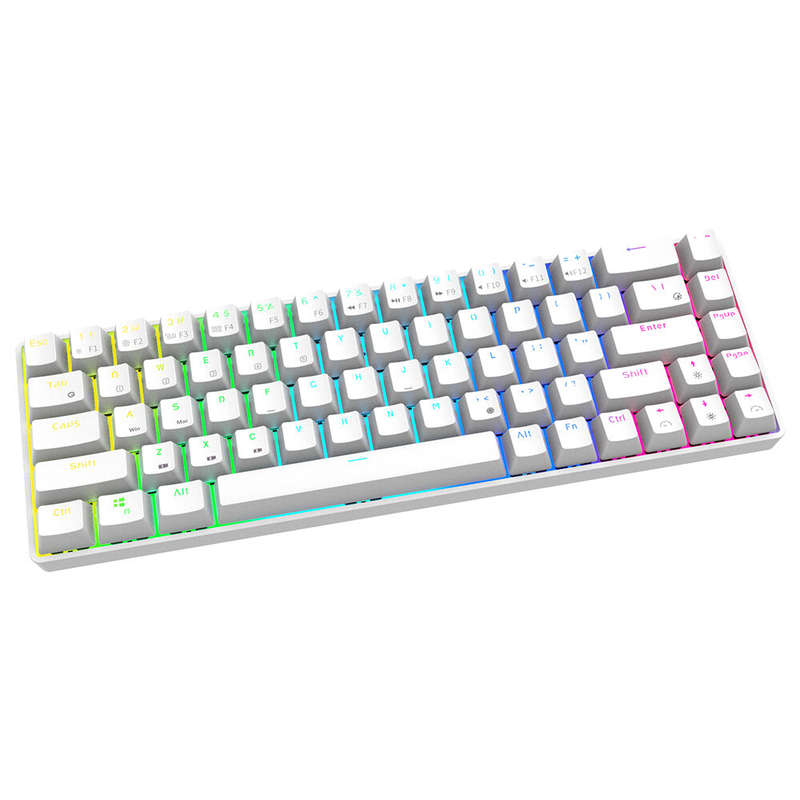 Royal Kludge RK68/RK855 Mechanical Keyboard 68 Keys RK Switch Hot Swappable Dual Mode Wireless bluet
