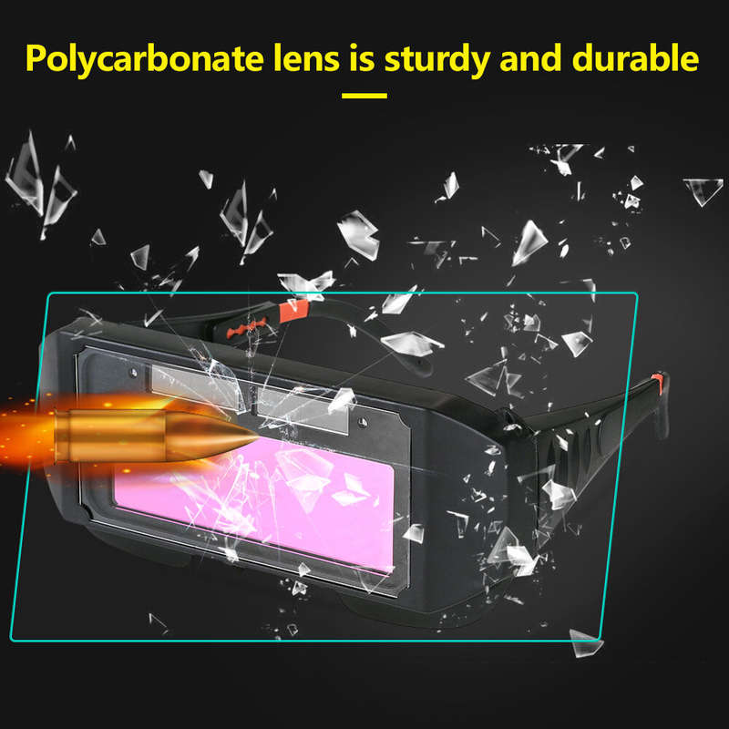 Automatic Dimming Welding Glasses Light Change Auto Darkening Anti-Eyes Shield Goggle for Welding Ma