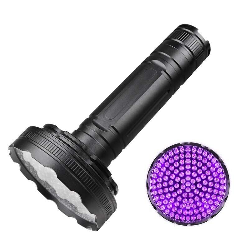 128 LED UV Purple Light Ultraviolet Inspection Torch Portable Lamp Waterproof Multifunctional 395nm