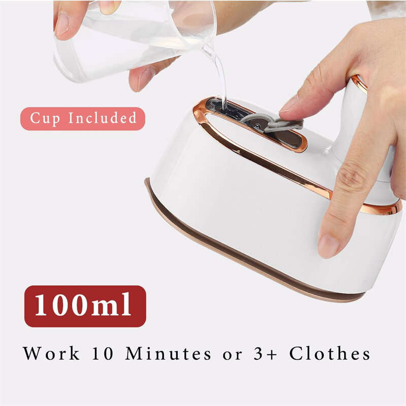 Mini Garment Steamer Steam Iron Handheld Portable Home Travelling for Clothes Ironing Wet Dry Ironin