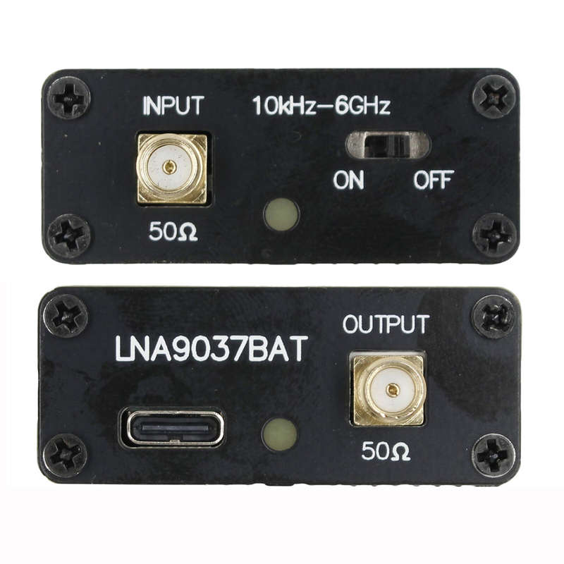 Signal Amplifier 100k-6GHz Full Band Low Noise 9037BAT-LNA RF Amplifier High Linearity Ultra-Low Noi