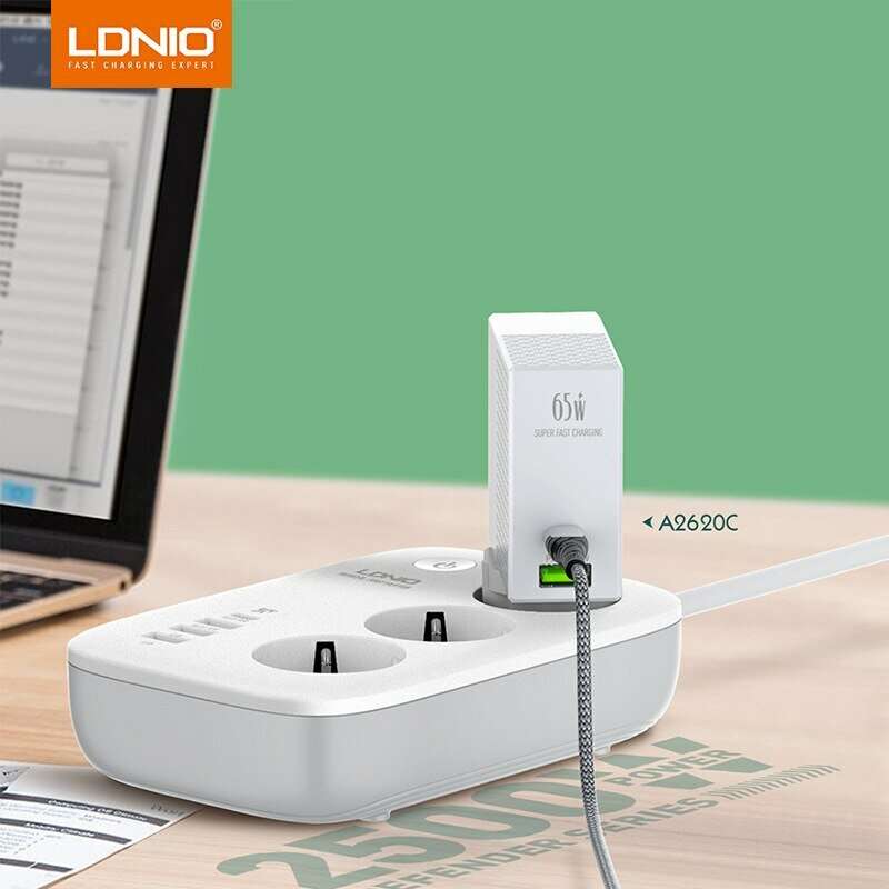 LDNIO Smart WiFi Power Strip Extension Cable Timing Adapter with 3 EU Plug 4 USB Port for Phone Tabl