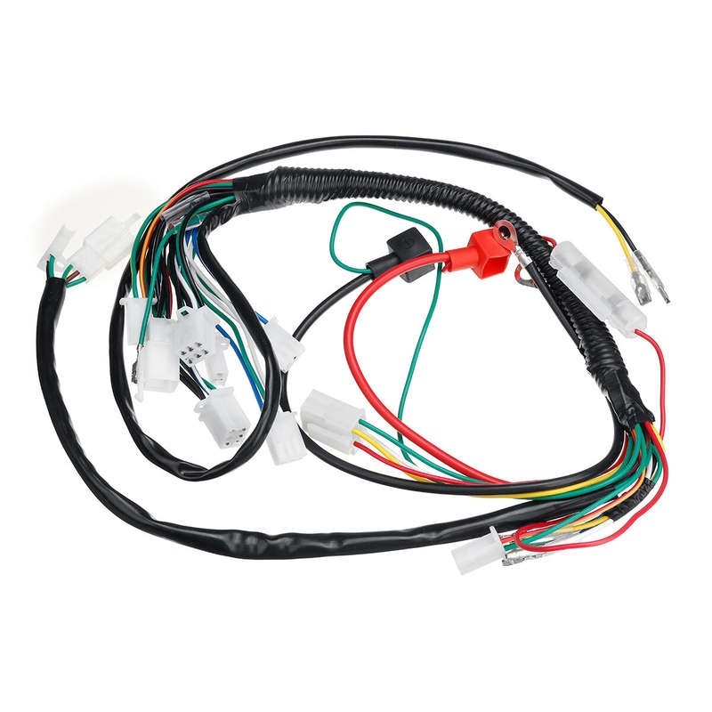 Full Electrics Wiring Harness Coil CDI For 50cc 70cc 110cc 125cc ATV Quad Bike Go Kart