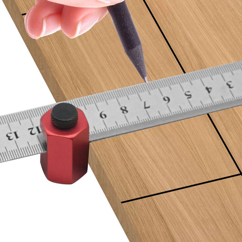 2PCS Square Auxiliary Clamp Stair Gauge Framing Square Attachment Jigs For Perfect Angles Stair Meas