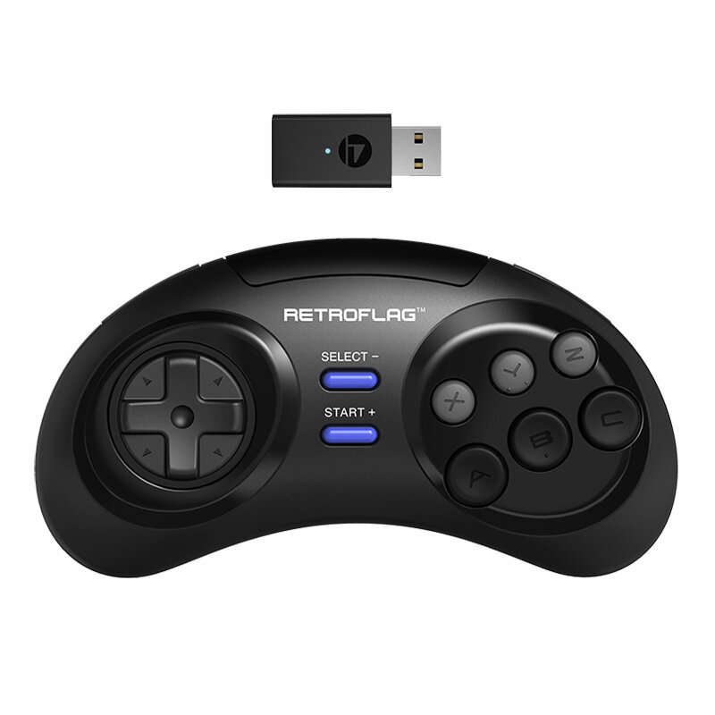 Retroflag Wireless Gamepad Classic 2.4G Controller-M Turbo Function Button Swapping Battery Recharge