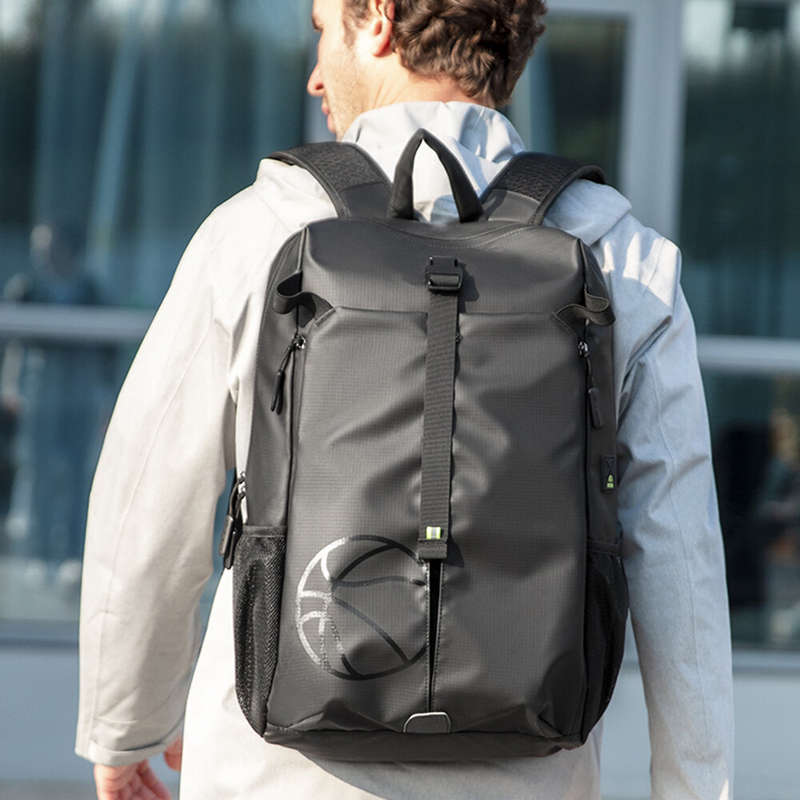 MARK RYDEN MR-9351 Basketball Backpack Laptop Bag Water Repellent Cloth Sport Fitness with Headphone