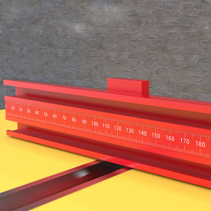 600mm Aluminum Alloy Woodworking Guide Rail Fence Table Saw Cutting Slotting Track Parallel Guide Sy