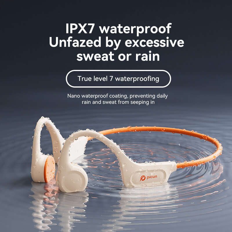 Picun T1 Bone Conduction Earbuds bluetooth Earphone 360 Panoramic Sound Low Latency IPX7 Waterproof