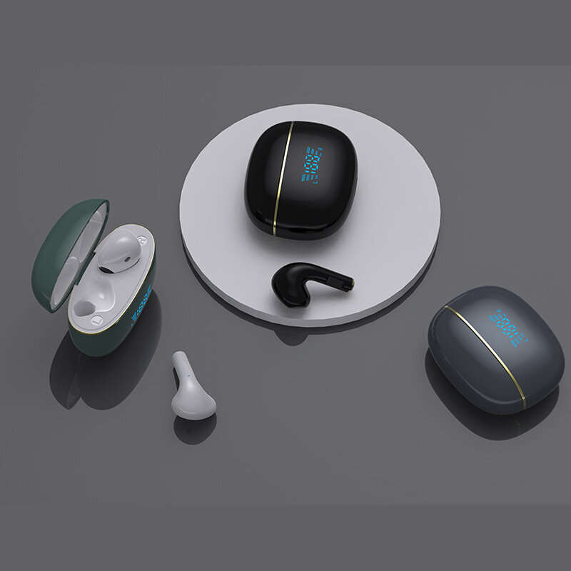 D178 TWS Earbuds Wireless bluetooth Earphone LED Digital Display HiFi Stereo Earbuds Sports Headphon