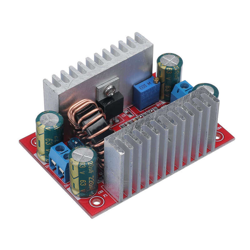5Pcs DC 400W 15A Step-up Boost Converter Constant Current Power Supply LED Driver 8.5-50V to 10-60V