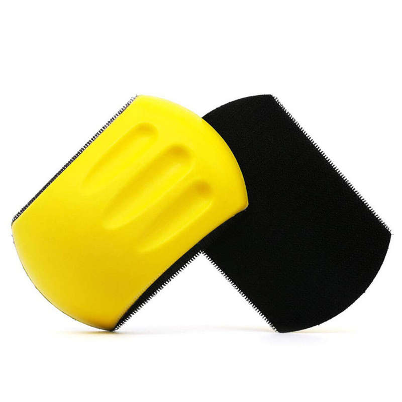 Hand Sanding Sticky Disc Polishing Disc Self-adhesive Flocking Sandpaper Disc Polishing Disc Portabl