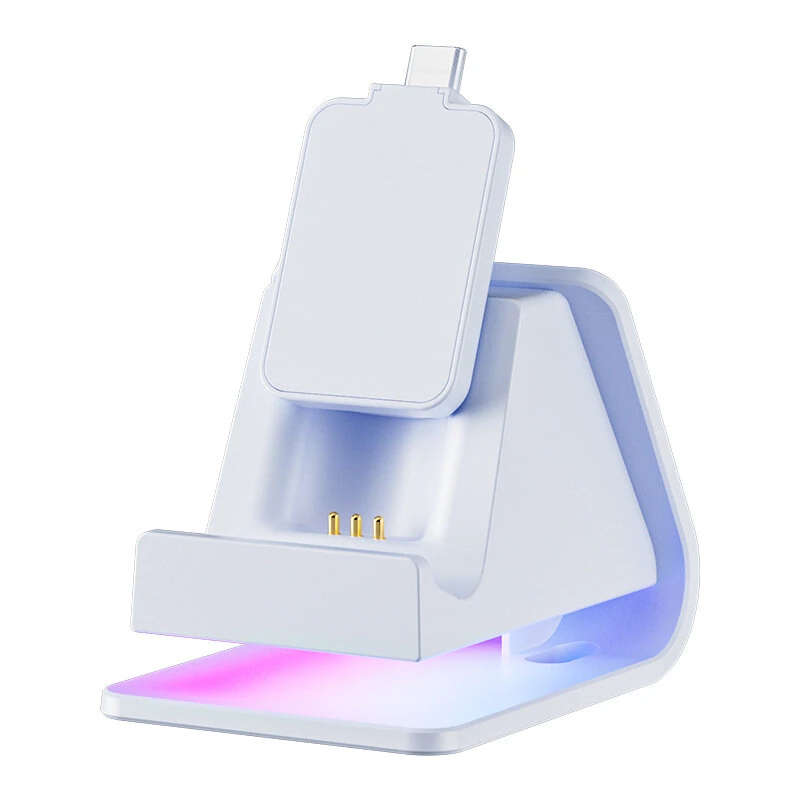 Aolion AL-P5432W Charging Dock for PS Portal Magnetic Type-C RGB Light Dual USB Ports Fast Charging