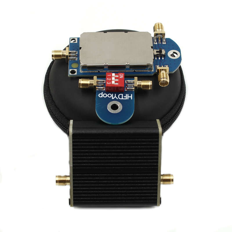 50K-500MHz Wideband Active Small Magnetic Loop Antenna LZ1AQ Amplifier HF AM FM VHF UHF SDR Receiver
