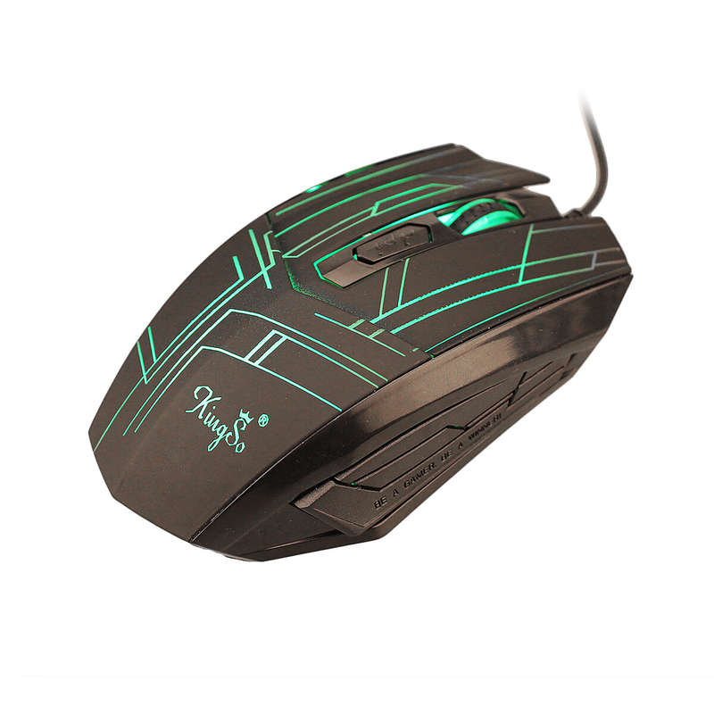 ELEGIANT T5 Wired Gaming Mouse 2400DPI LED Backlight USB Wired Optical Mouse Computer Mice for Home