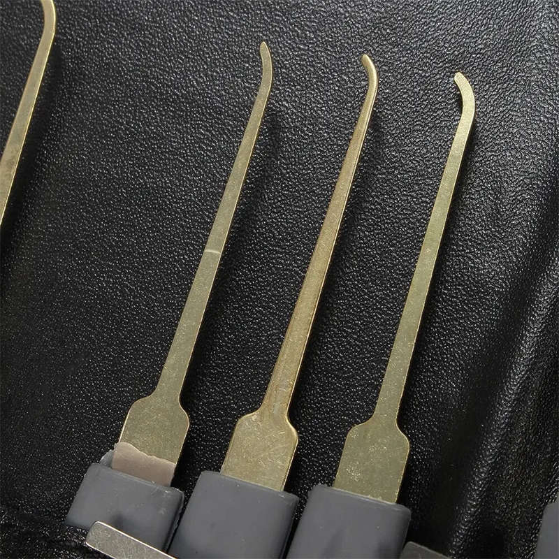 25PCS Spring Steel Locksmith Practice Tool Set Single Hook Lockpick Training Unlock Key Extractor Do
