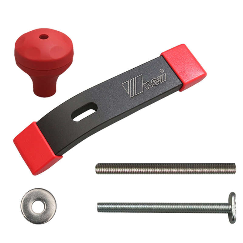 Wnew 2 Packs T Track Hold Down Clamps T Slot Clamps with Comfortable Ball Shaped Handle Durable Stai