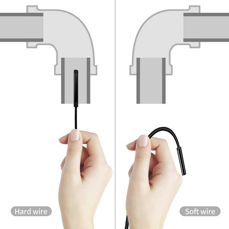5mm 7mm Mobile Probe Borescope Camera Inspection Endoscopic For Android Smartphone Cars Endoscope Ca