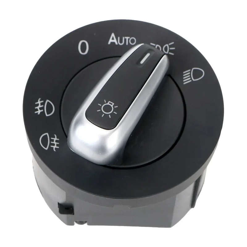 Car Headlight Switch Fog Light Knob For Golf Jetta MK5 MK6 GTI Passat B6 B7 CC Touran Tiguan 5ND9414
