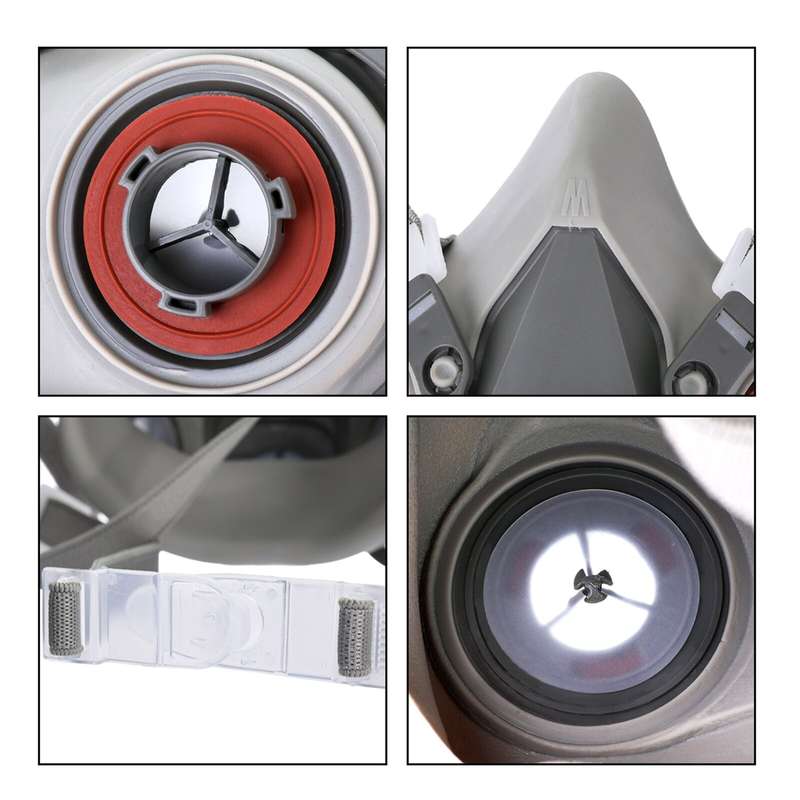 NASUM M101 Gas Mask Half Mask NASUM for Painting Dust Chemicals Machine Polishing Welding Pesticides