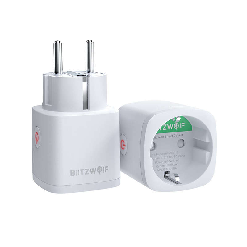 3Pcs BlitzWolf BW-SHP13 ZigBee3.0 Smart WIFI Socket 16A EU Plug Electricity Metering APP Remote Cont