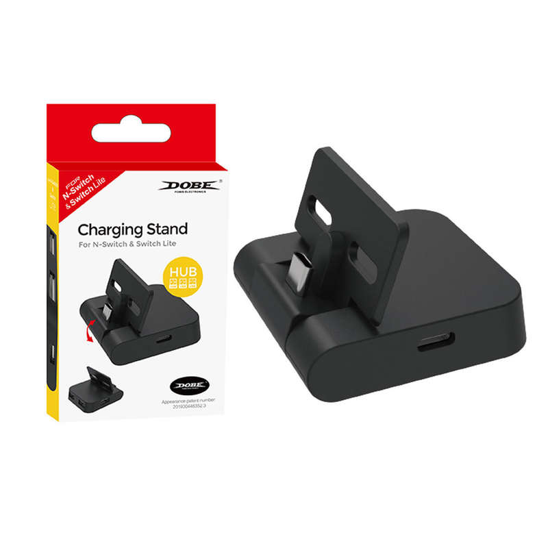 Folding Bracket Charging Charger Charging Base for Nintendo Switch Lite Game Console