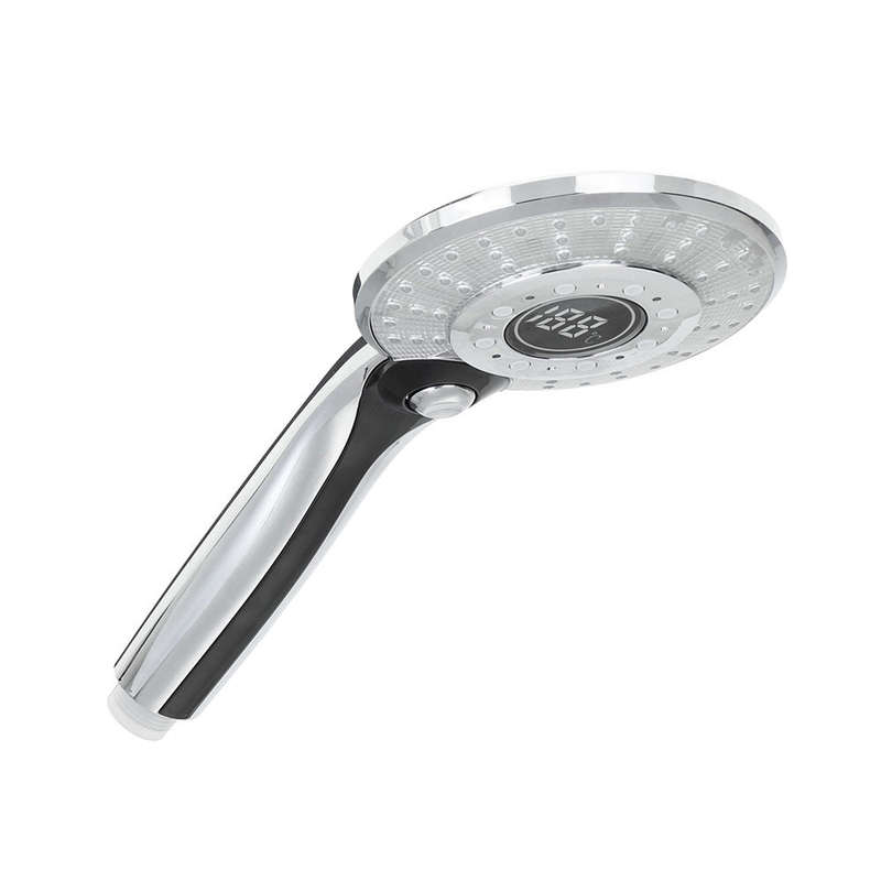 Bakeey LED Light LCD Display Third Gear Water Flow Self Illumination Temperature Control Shower Head