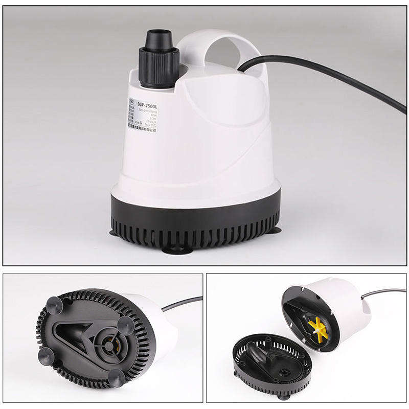 Aquarium Fish Tank Submersible Pump 360 Water Absorption Low Noise Anti-dry Waterproof Leakage Preve