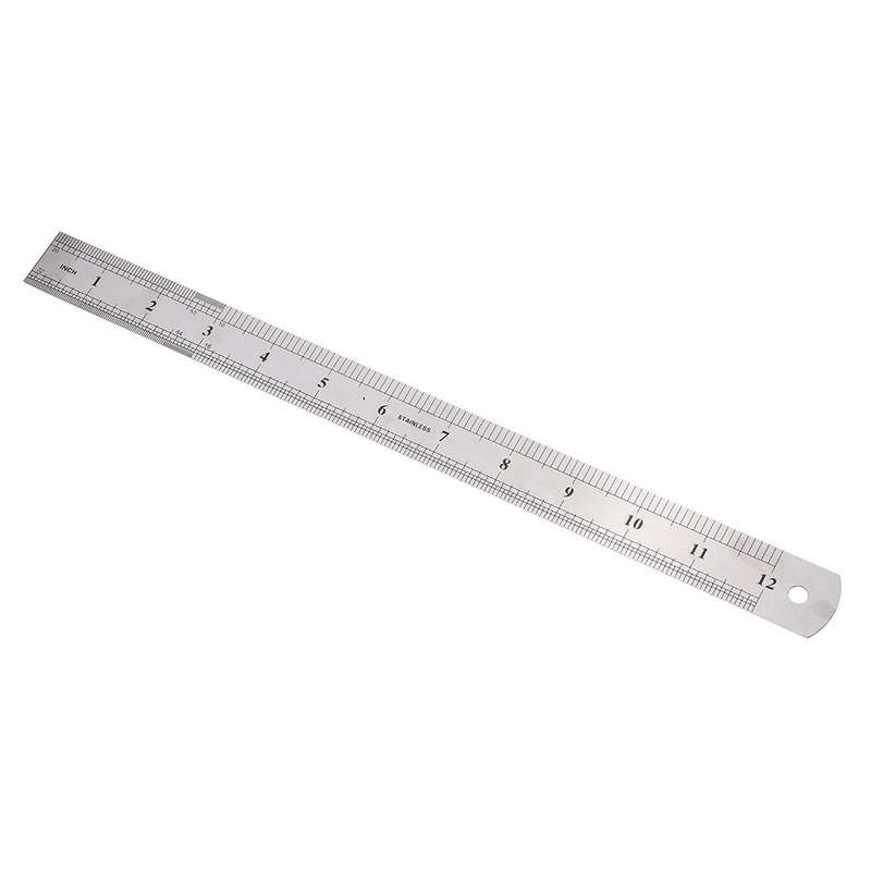 Drillpro CX300-2 Adjustable 45/90 Degree Metric and Inch Line Scribe Ruler Positioning Measuring Rul