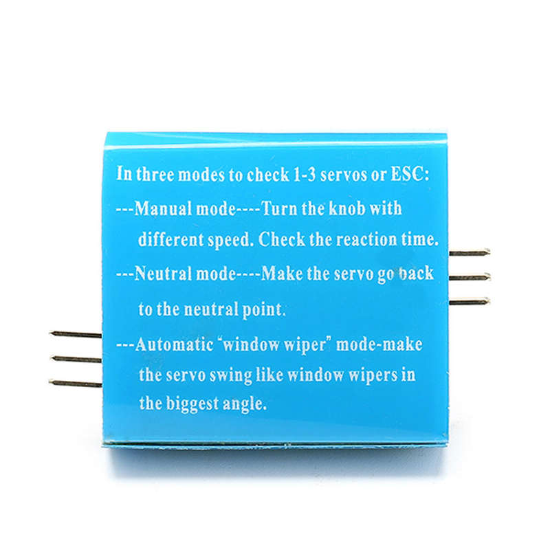 Servo Tester Third Gear Switch With Indicator Light 4.2V To 6.0v 2pcs