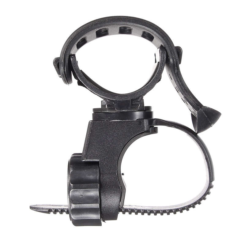 360 Degree Bike Bicycle Torch Mount Holder With Clip Clamp Adjustable Light Lamp Flashlight Holder