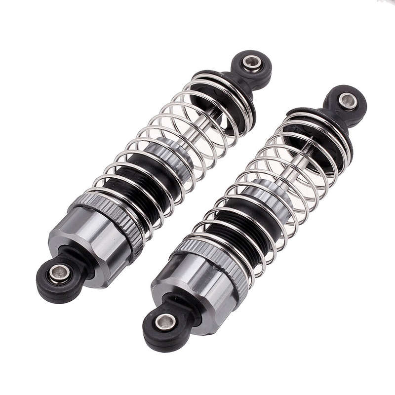 2PCS Upgraded Aluminum Capped Oil Filled Shock Absorber Damper for HBX 16889 1602 1/16 RC Car Parts
