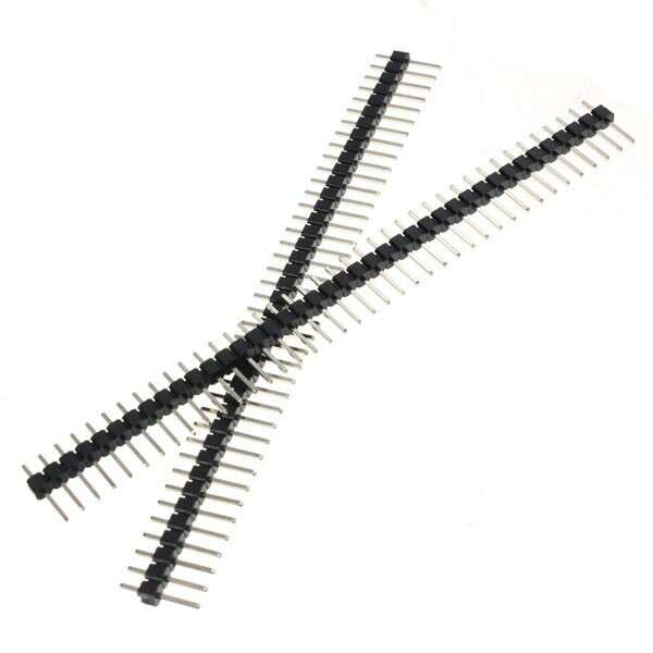 10 Pcs 40 Pin 2.54mm Single Row Male Pin Header Strip Geekcreit for Arduino - products that work wit
