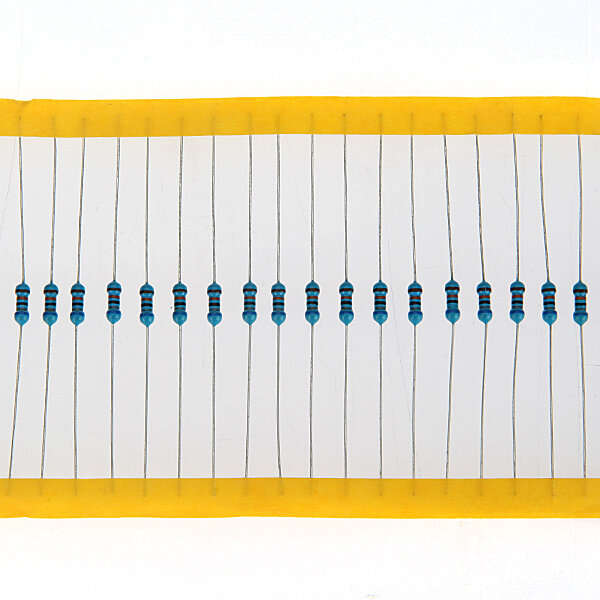 Geekcreit 600pcs 30 Kinds Value 1% 1/4W Metal Film Resistor Assorted Kit 20pcs Each Value
