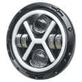7`inch Waterproof Motorcycle Headlight Round LED Projector