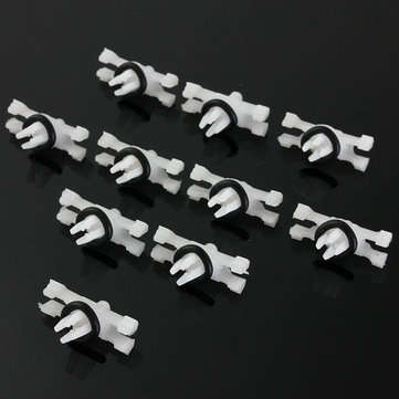 10xCar Roof Rain Gutter Moulding Trims Fastener Clips For BMW E46