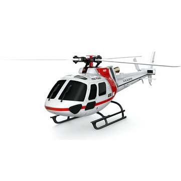 XK K123 6CH Brushless AS350 Scale RC Helicopter RTF Mode 2