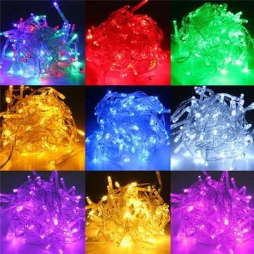 5M Battery Powered LED Funky ON Twinkling Lamp Fairy String Lights  (COLOR.: PURPLE)