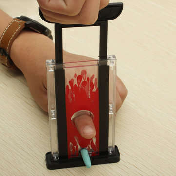 Finger Cutter Chopper Guillotine Magic Props Tricks Toy
