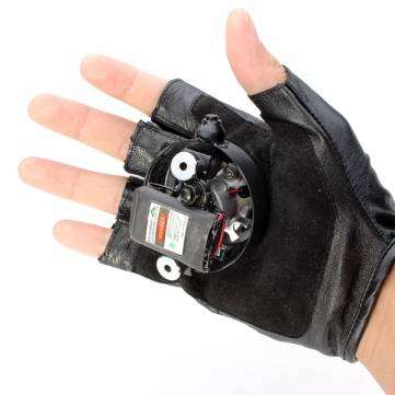 XANES LG02 Gloves 1mw Double Purple Swirl Laser Pointer Gloves 405nm Built-in Battery  (WATT: LOW)