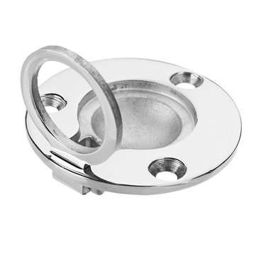 50x41mm Stainless Steel Circle Recessed Flush Ring Pull Handle Hatch Locker Boat Hatch Handle